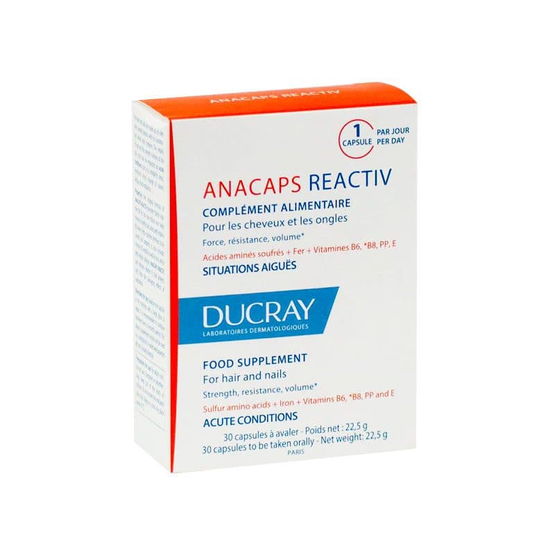 Ducray Ducray Anacaps Reactiv Complément Alimentaire - Prix au Maroc