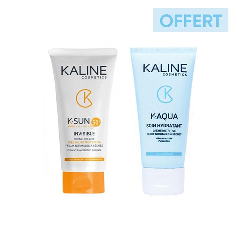 Autre KALINE OFFRE K-SUN ECRAN SOLAIRE INVISIBLE SPF50  K-AQUA SOIN HYDRATANT - Prix au Maroc