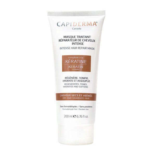 CAPIDERMA CAPIDERMA MASQUE TRAITANT REPARATEUR CHEVEUX INTENS 200ML - Prix au Maroc