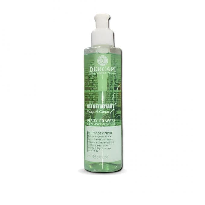 DERCAPI DERCAPI GEL NETTOYANT PEAU GRASSE 200ML - Prix au Maroc