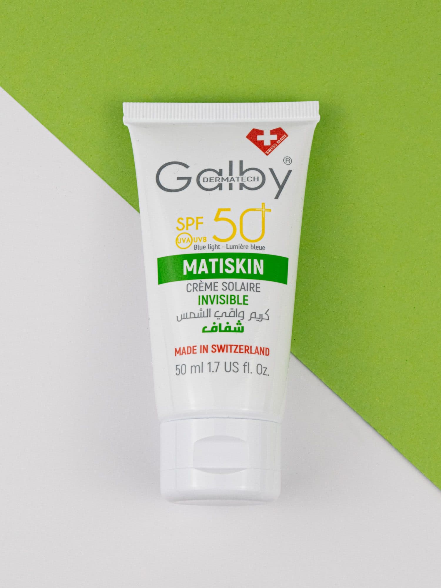 GALBY GALBY DERMATECH MATISKIN CRÈME SOLAIRE INVISIBLE SPF 50+ - Prix au Maroc