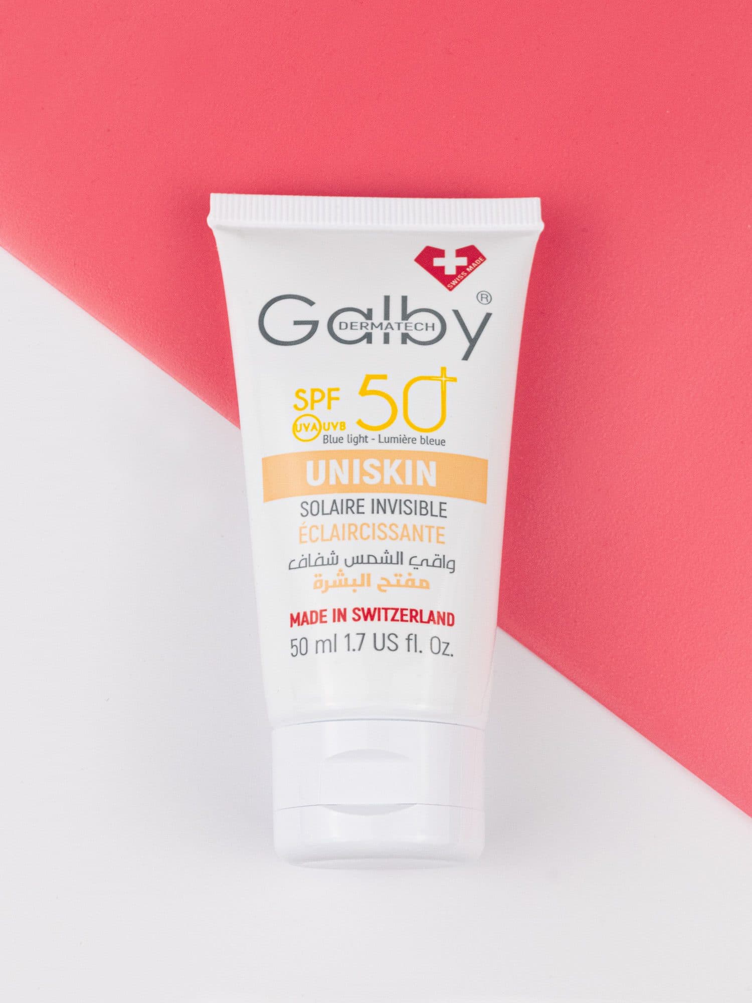 Autre GALBY DERMATECH UNISKIN CRME SOLAIRE CLAIRCISSANTE SPF 50 - Prix au Maroc