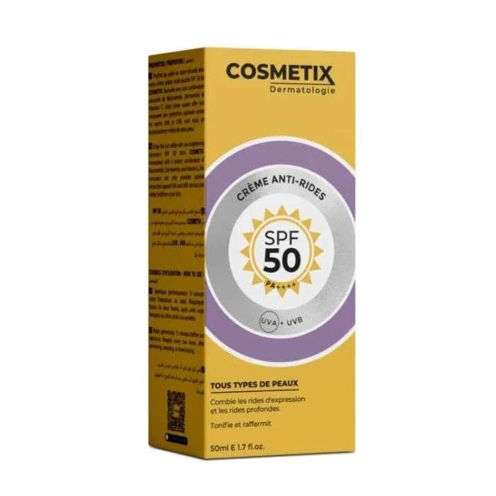 COSMETIX COSMETIX CREME ANTI RIDES SPF 50+ 50 ML - Prix au Maroc
