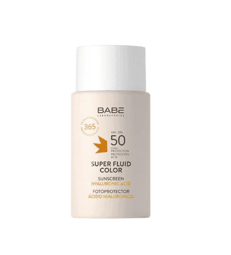 BABE BABE FACIAL SUNSCREEN SUPER FLUID COLOR SPF50 50ML - Prix au Maroc