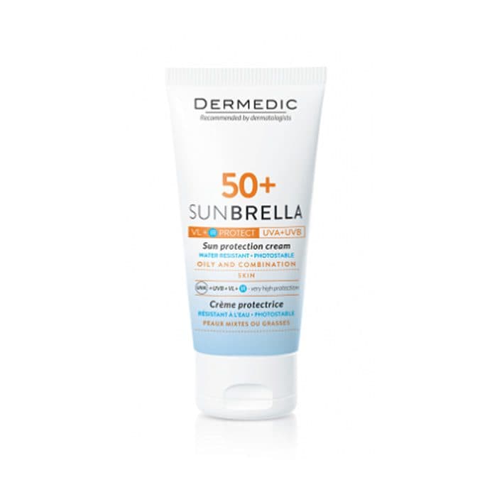 DERMEDIC DERMEDIC SUNBRELLA SPF50+ PEAUX GRASSES À MIXTES - Prix au Maroc