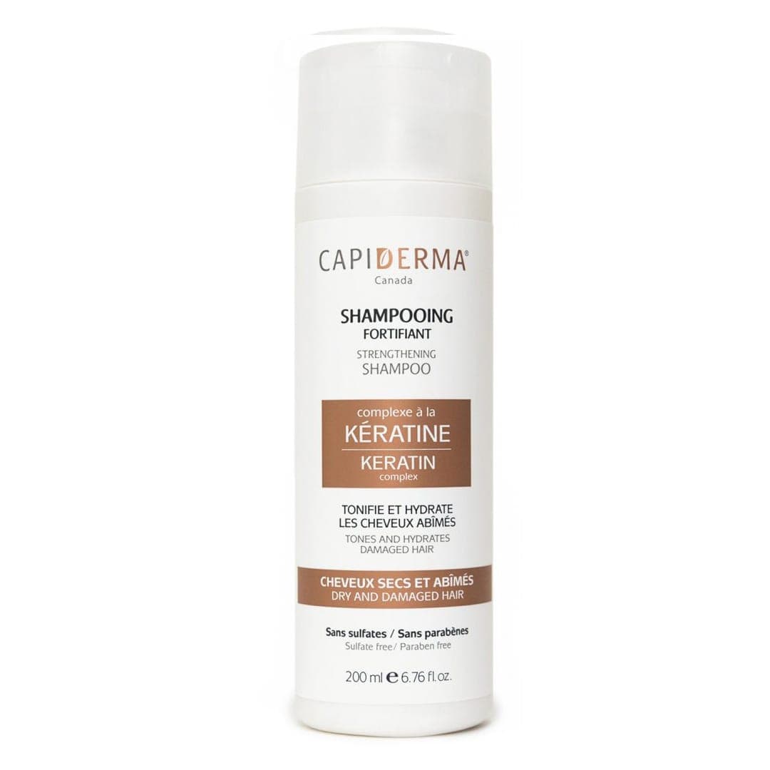 CAPIDERMA CAPIDERMA SHAMPOING FORTIFIANT KERATINE 200mL - Prix au Maroc