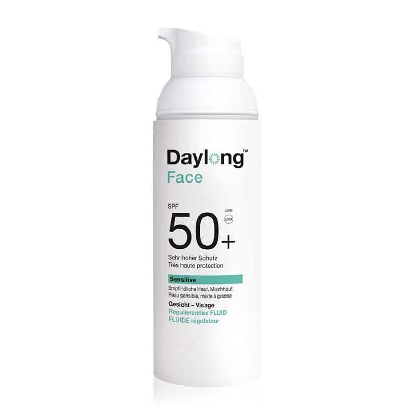 DAYLONG DAYLONG SENSITIVE FACE FLUIDE REGULATEUR SPF50+ 50mL - Prix au Maroc