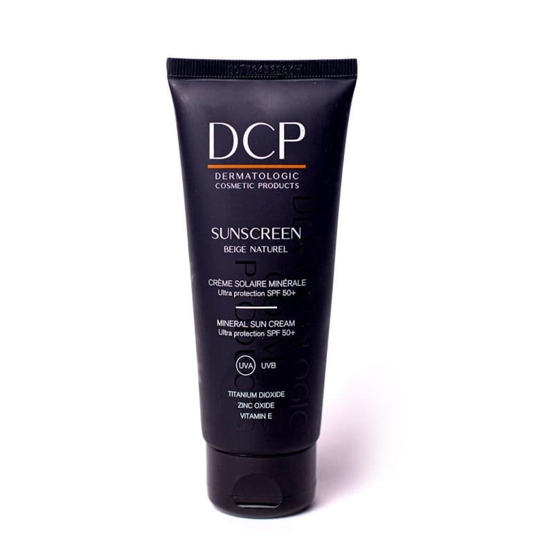 DCP DCP SUNSCREEN BEIGE NATUREL CREME SOLAIRE MINERALE SPF50 100mL - Prix au Maroc