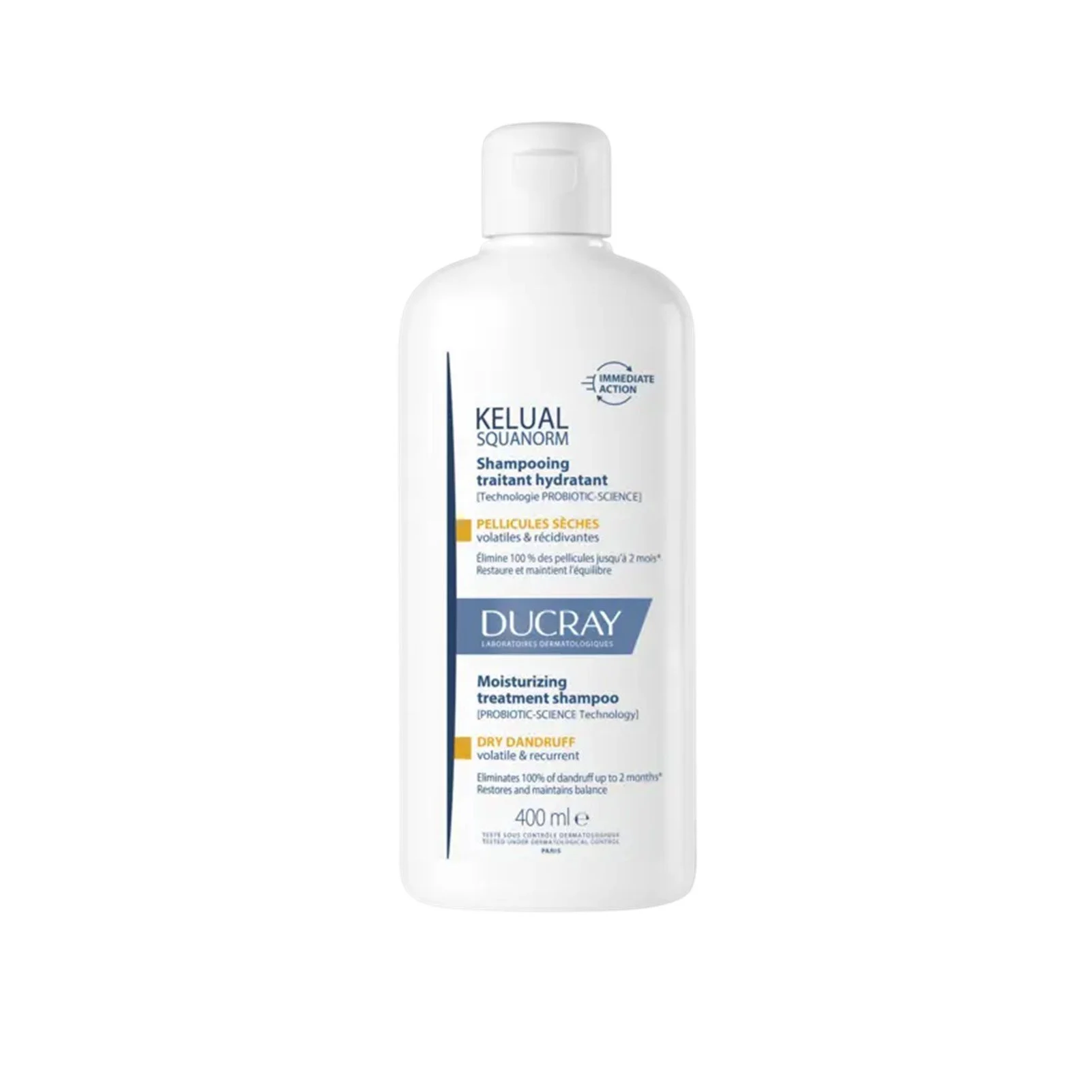DUCRAY DUCRAY KELUAL SQUANORM SHAMPOING TRAITANT PELLICULES SECHES 200ml - Prix au Maroc