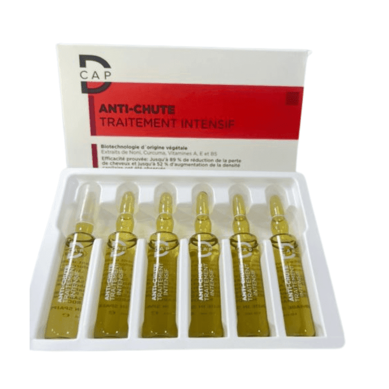 DCAP DCAP AMPOULES TRAITEMENT INTENSIF ANTI-CHUTE 12 X 10 ML - Prix au Maroc