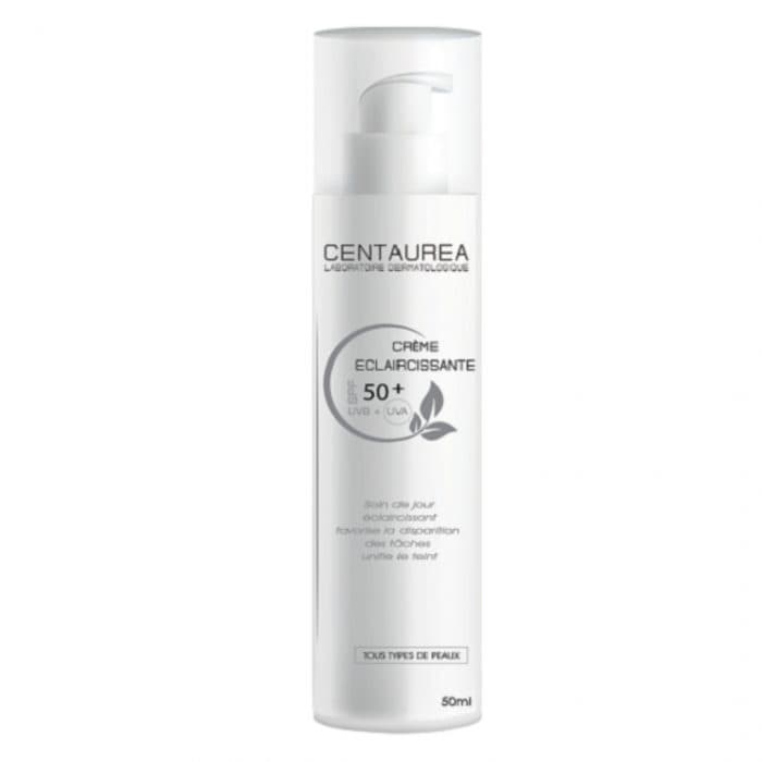 CENTAUREA CENTAUREA CREME ECLAIRCISSANTE SPF50+ 50ML - Prix au Maroc