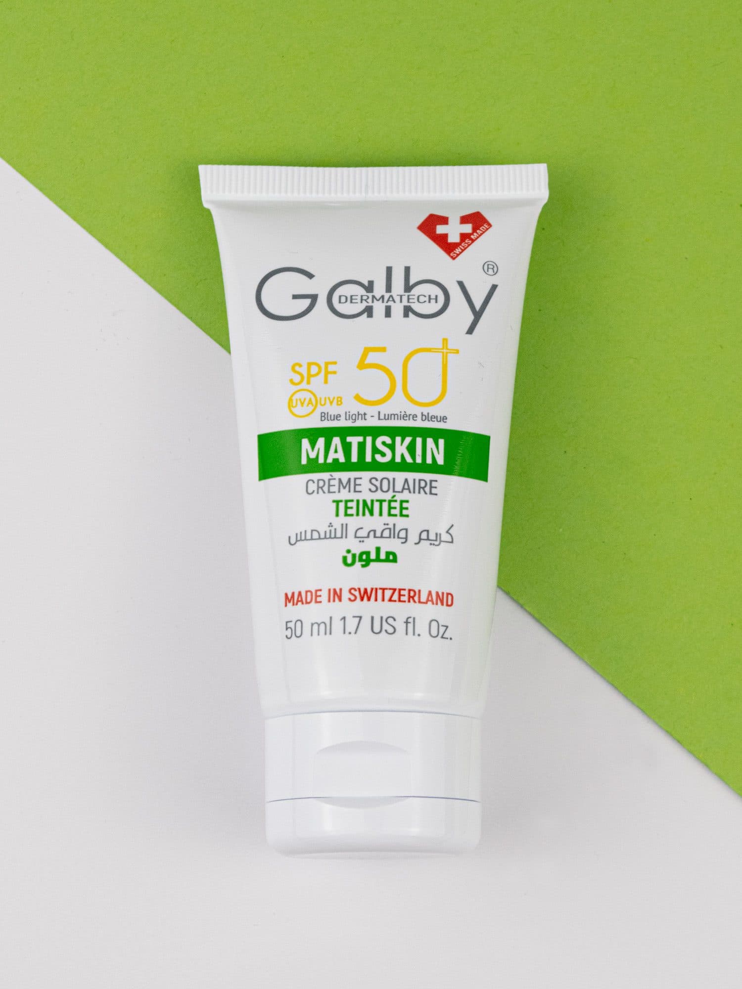 GALBY GALBY DERMATECH MATISKIN CRÈME SOLAIRE TEINTEE SPF 50+ - Prix au Maroc
