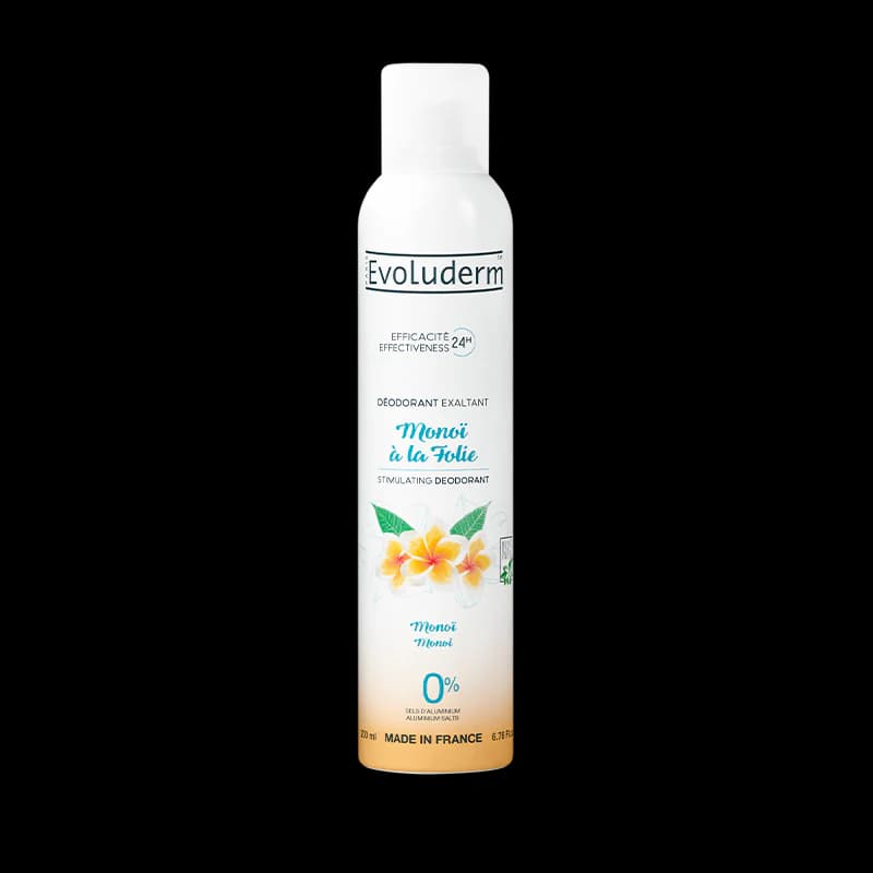 EVOLUDERM EVOLUDERM DEODORANT EXALTANT MONAI A LA FOLIE 200ML - Prix au Maroc
