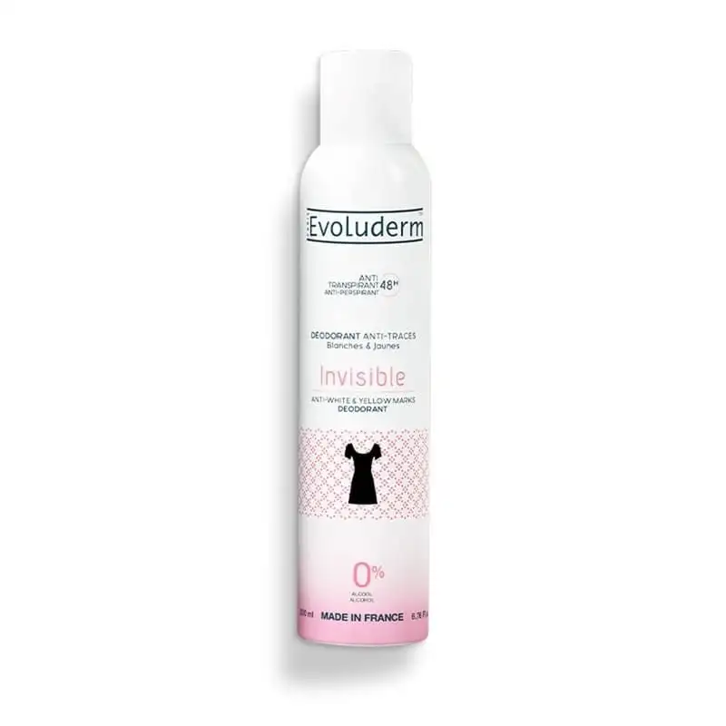 EVOLUDERM EVOLUDERM DEODORANT INVISIBLE 200ML - Prix au Maroc