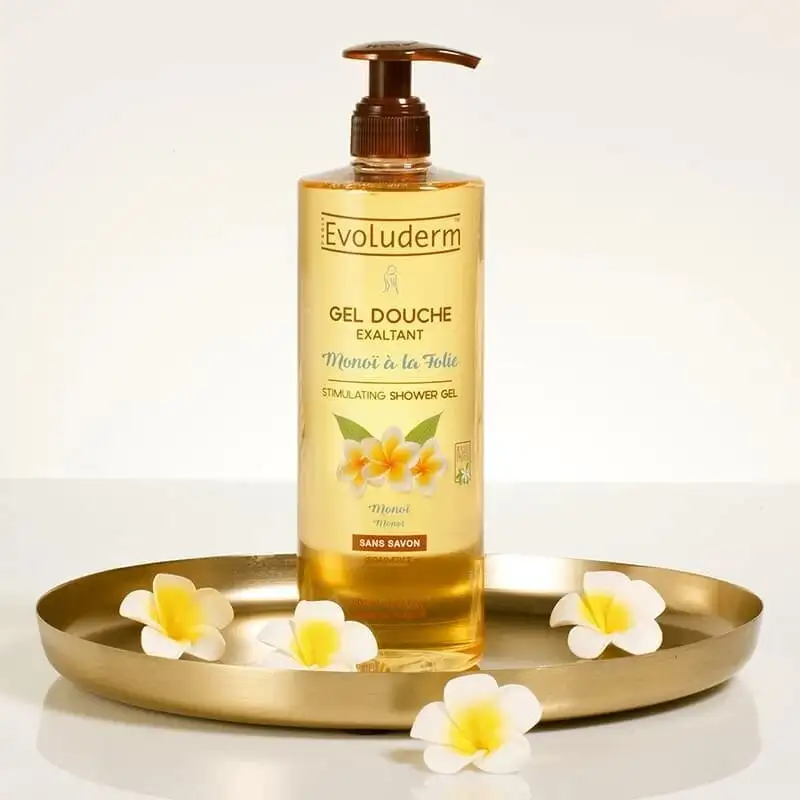 EVOLUDERM EVOLUDERM GEL DOUCHE EXALTANT MONAI A LA FOLIE 500ML - Prix au Maroc