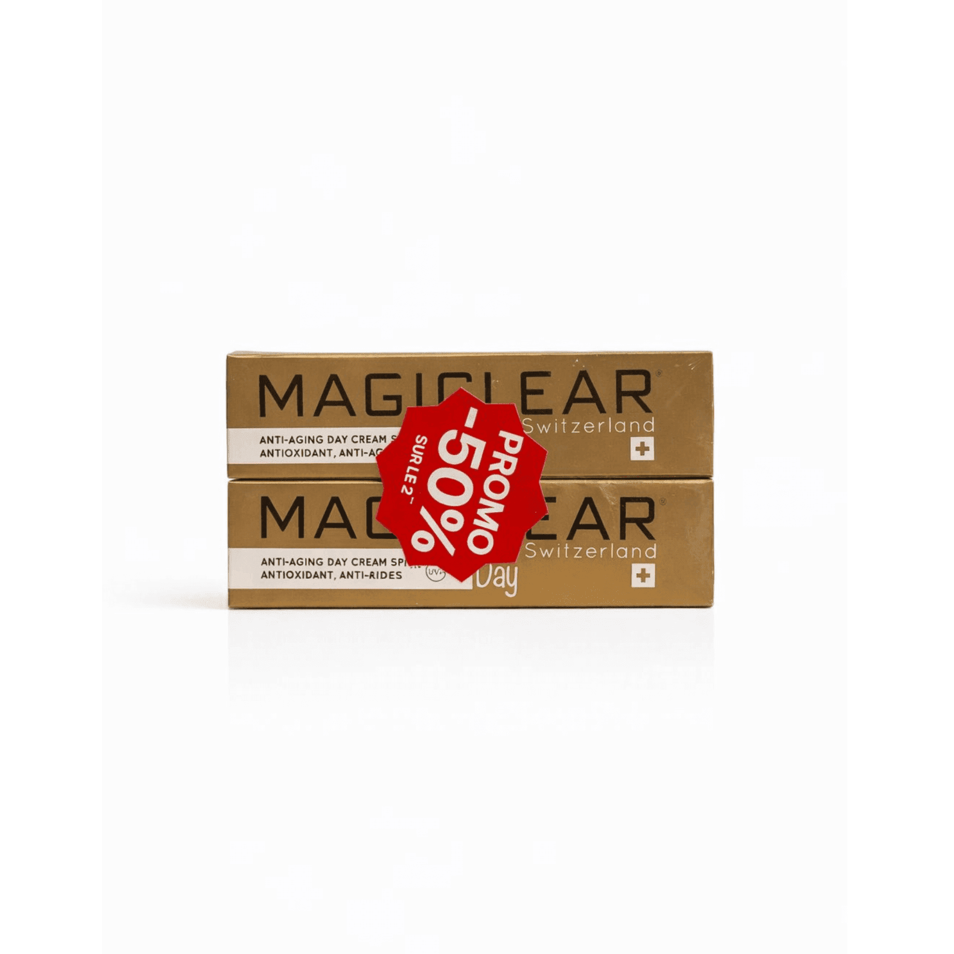 Autre MAGICLEAR CRME DE JOUR ANTI-GE SPF 15 PACK DE 2 - Prix au Maroc