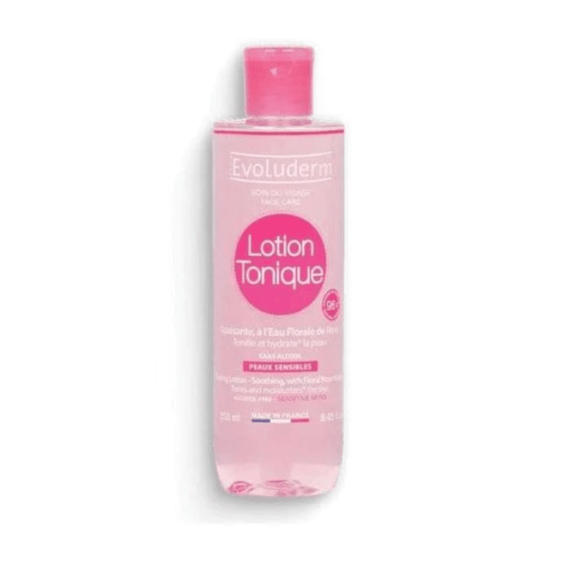 EVOLUDERM EVOLUDERM LOTION TONIQUE APAISANTE EAU DE ROSE 250ML - Prix au Maroc
